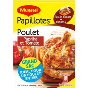 Papillotes Poulet Paprika & Tomate, 28g - MAGGI