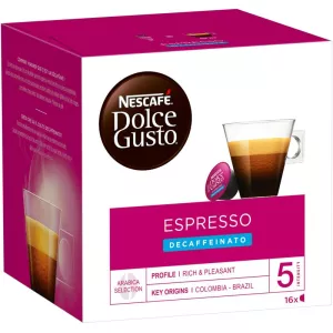 Café Espresso entkoffeiniert x16 Kapseln 96g - NESCAFÉ DOLCE GUSTO
