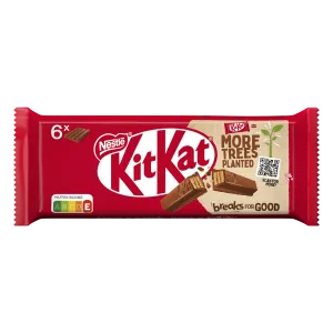 6x41.5g Baa za chokoleti ya maziwa - KITKAT