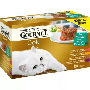 Pâtée pour chat Les timbales 12x85g - PURINA GOURMET