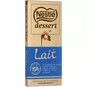 Tablette de chocolat au lait Dessert 170g - NESTLE