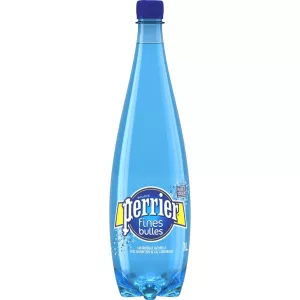 Eau minérale naturelle gazeuse fines bulles pauvre en sodium 6x1L - PERRIER