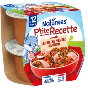 Babygericht grüner Linsenschinken 12+ Monate 2x200g - NESTLE