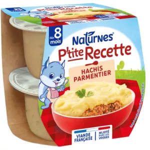 Plats bébé dès 8 mois; hachis parmentier 2x200g - NESTLÉ