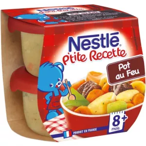 Plat bébé pot au feu 8+ mois 2x200g - NESTLÉ