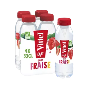 Eau Minerale  Up 33cl Pet Kids Fraise Bio - VITTEL
