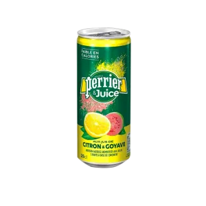 Gaser drink Perrier JUICE LEMON GOYAVE Slim 33cl box - PERRIER