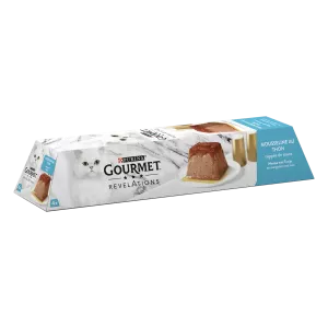 Pâtée Pour Chat Adulte En Mousse Au Thon Nappée De Sauce 4x57g - Purina Gourmet Revelations