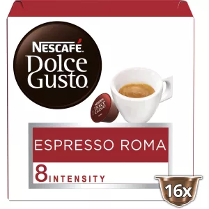 Café capsules Compatible Dolce Gusto espresso Roma intensité 8 x16 - NESCAFE DOLCE GUSTO