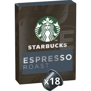 Viên nang Café Espresso Roast Tương thích Nespresso x18, 101G - STARBUCKS