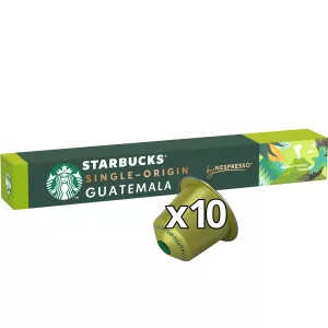 Café Capsules Compatible Nespresso Guatemala Intensité 5 By Nespresso X10 - Starbucks