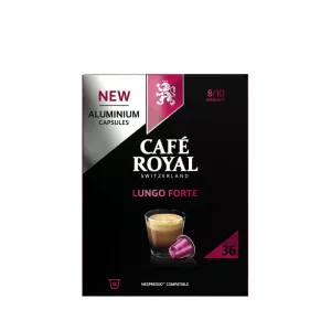 Café capsules Lungo Forte x36 198g - CAFE ROYAL