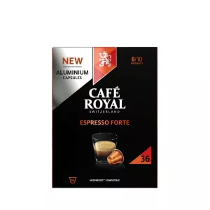 Café Capsules Espresso Forte x36 187g - CAFE ROYAL