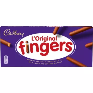 Biscuits Chocolat au lait Finger 114g - CADBURY