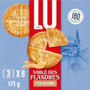 Pure Butter Flanders Shortbread 175g - LU