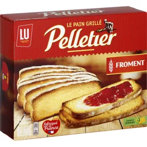 pain grillé pelletier froment - 500 g - PELLETIER