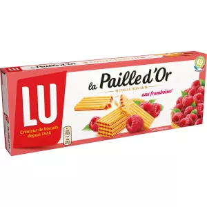 Gaufrettes La Paille D'or Framboise 170g - LU