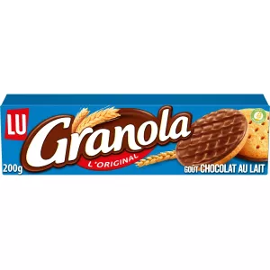 Granola Receita Original bolachas de manteiga com chocolate de leite x16 200g - LU