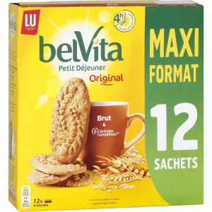Biscuits petit déjeuner chocolat 600 g - BELVITA