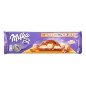 MMMAX toffee ganznuss chocolate bar 300g - MILKA