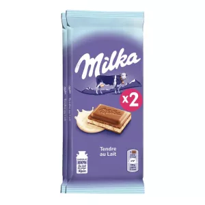 Thanh socola sữa mềm 2x100g - MILKA