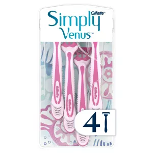 Rasoir Jetable Femme Simply x4 - VENUS