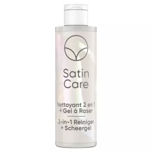 Bagnoschiuma 2in1 + Gel da barba per peli pubici Satin Care 190ml - Gillette