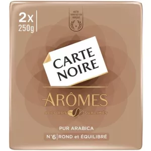 Geschmacksrichtungen gemahlener Kaffee Nr. 6 rund und ausgewogen 2x250g - CARTE NOIRE
