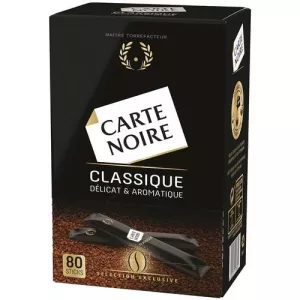 Delicate na kunukia classic kahawa vijiti x80 144g - CARTE NOIRE
