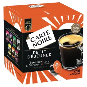 Frühstückskaffee Nr. 4 x 16 Kapseln 128 g - CARTE NOIRE