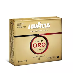 Café Moulu Qualita Oro 100% Arabica 2x250g - Lavazza