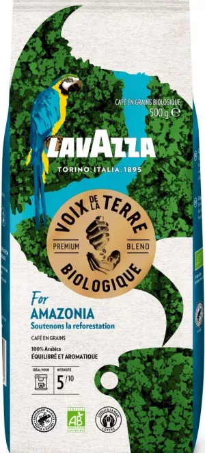 Café en Grains Bio Voix de la Terre 500g - LAVAZZA