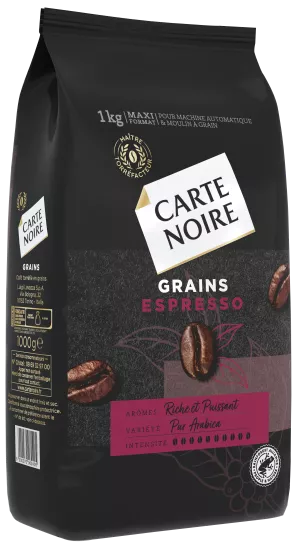 Café en Grains Espresso, 1kg - CARTE NOIRE