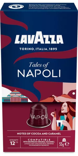Café Capsules Tales Of Napoli Compatibles Nespresso X10 - Lavazza