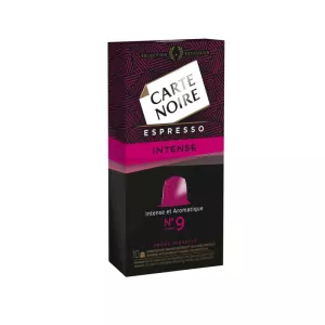 Café espresso intense n°9 x10 capsules 53g - CARTE NOIRE