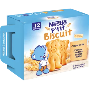 Galleta P'tit para bebés de 12 a 36 meses 180g - NESTLE