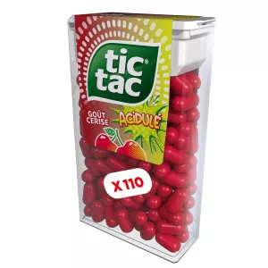 Bonbons Goût Acidulé 54g - Tic Tac