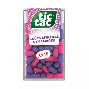 Bonbons Myrtille & Framboise 54g - Tic Tac