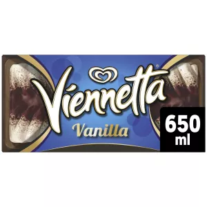 Dessert glacé vanille & feuilles de chocolat croustillantes 650 ml - VIENNETTA