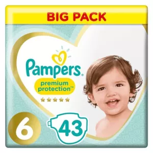 Pampers Prem.prot.value+t6x43