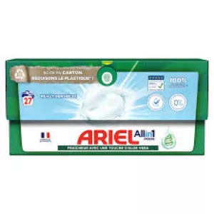 Pods Tout En 1 Peaux Sensibles   27 Lavages - ARIEL