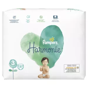 Baby diapers size 3: 6-10 Kg harmony - PAMPERS