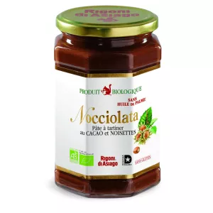 Pâte à tartiner cacao et noisette BIO 700g - NOCCIOLATA