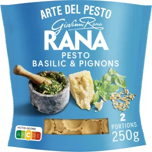 Pâtes Fraîches Ravioli Pesto Basilic Et Pignons 250g - Rana