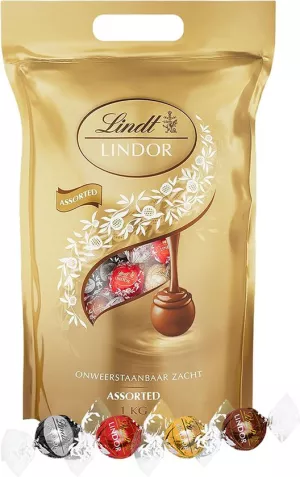 Lindor Doypack Assotiment Gold 1kg - LINDT