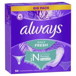 Protège-Slip Daily Fresh Normal - Flexible 0% parfum - ALWAYS