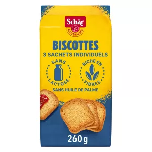 Biscottes Sans Gluten 260g - Schar