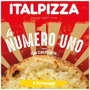 Pizza Numero Uno 5 Fromaggi 410 g - ITALPIZZA