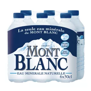 Eau minérale naturelle 50cl - MONT BLANC