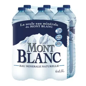 Eau minérale naturelle 6x1,5L - MONT BLANC
